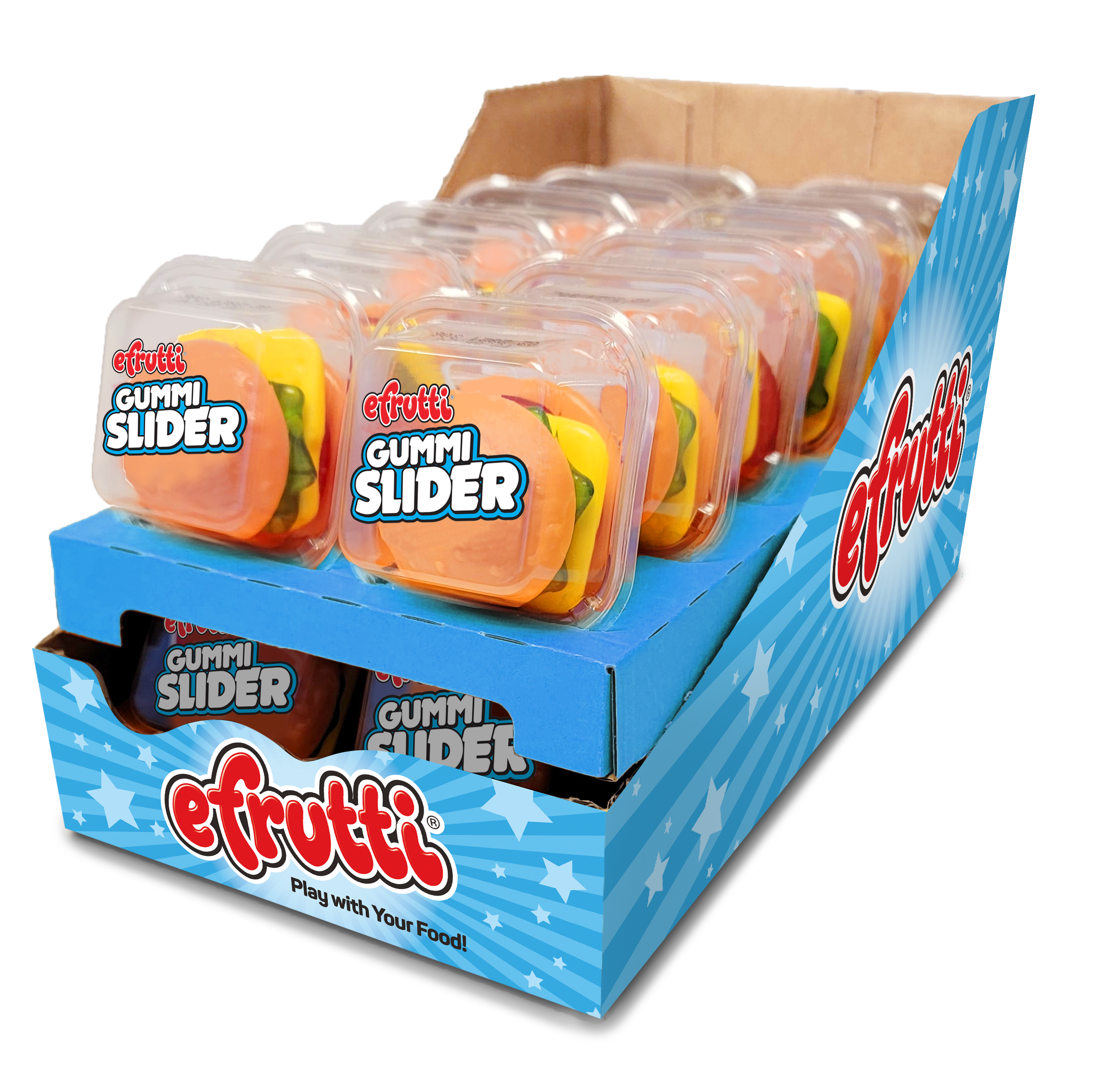 eFrutti Gummi Sliders 50 g (24 Pack) -