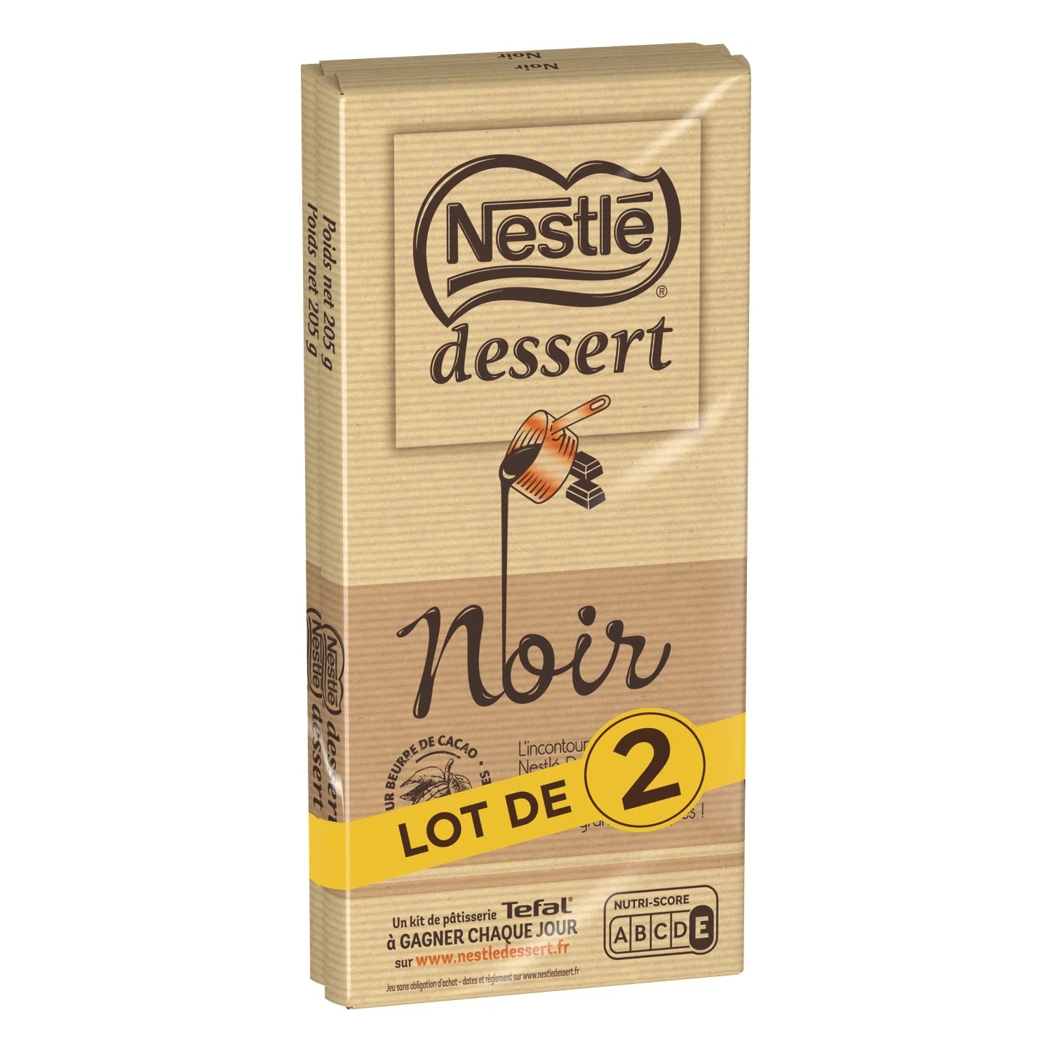 Nestlé Dessert Noir Lot de 2 x 205g (20 pack) -