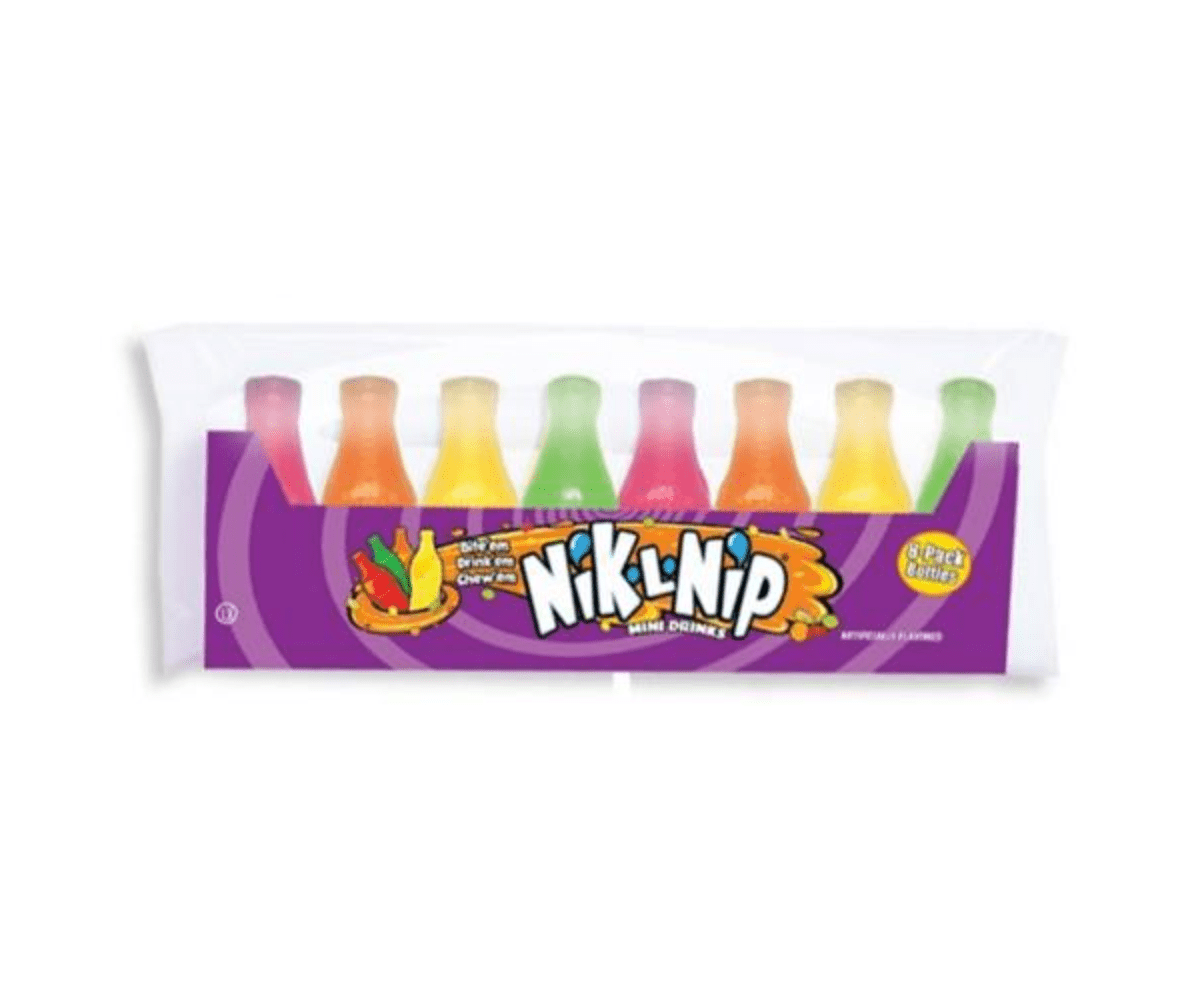 NIK L NIP 4-Pack Wax Bottle Candy 80 g (12 Pack) -