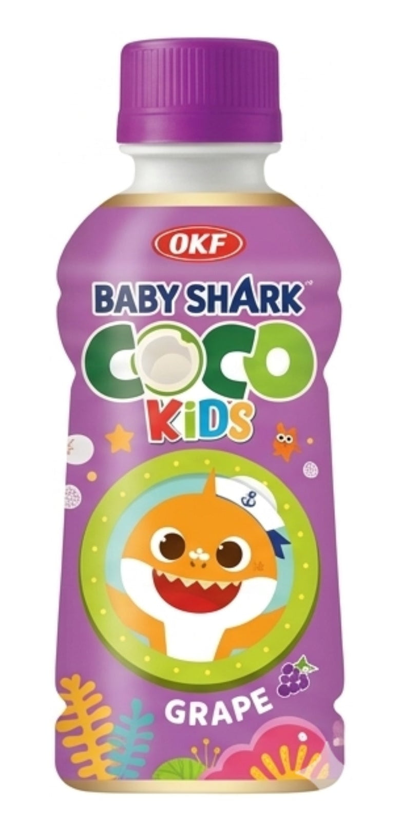 OKF Baby Shark Coco Grape 240ml (24 pack) - Sol