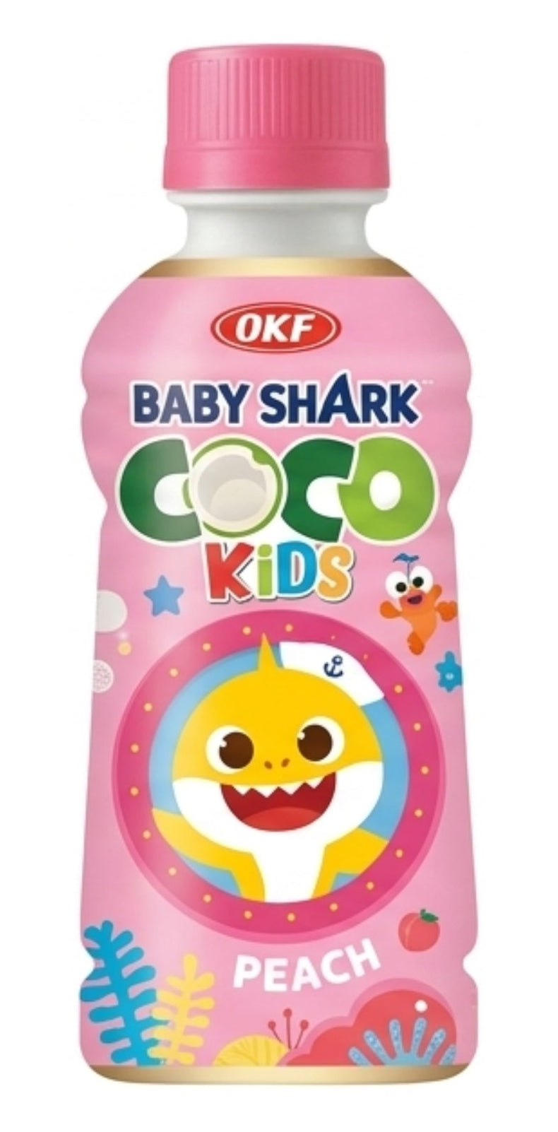 OKF Baby Shark Coco Peach 240ml (24 pack) - Sol