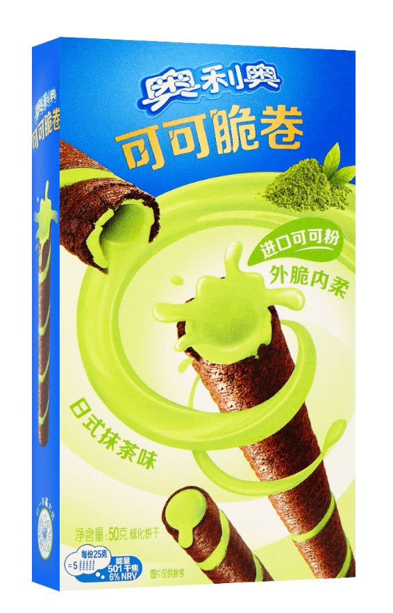 Oreo Cripsy Roll Matcha 50g  (24 pack)