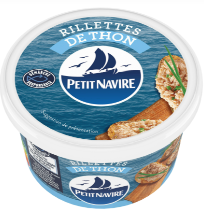 Petit Navire Rillettes de Thon 125g  (12 pack) - F5