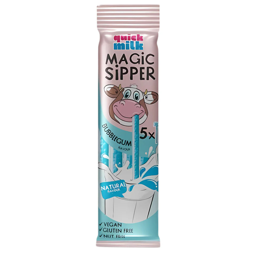 QUICK MILK Magic Sipper Bubble Gum 30g (20 pack)