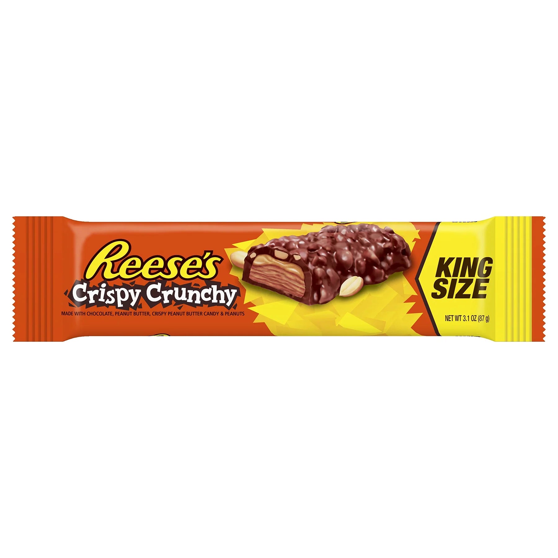 Reese's Crispy Crunchy King Size Bar 87 g (18 Pack) - H83 DATE 06/25