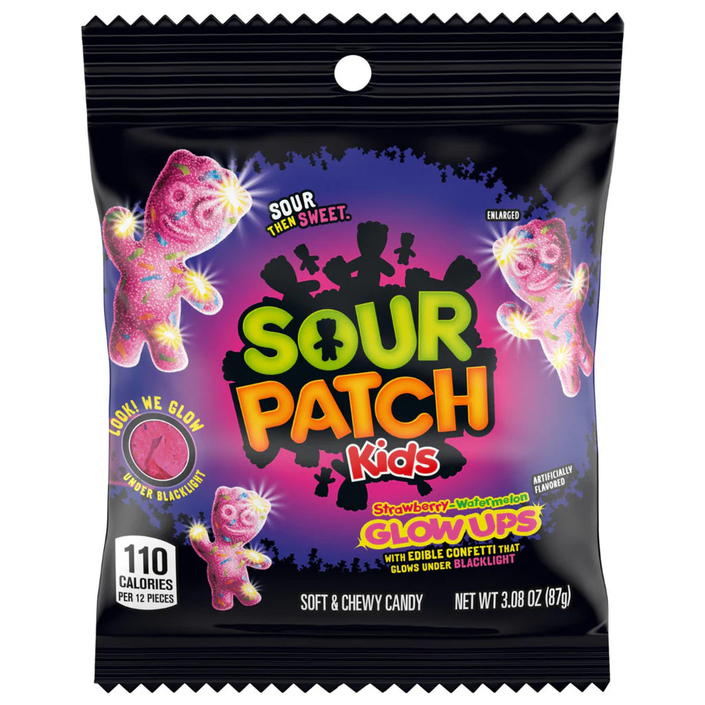 SOUR PATCH KIDS Glow Ups 87g (12 Pack) - Z35