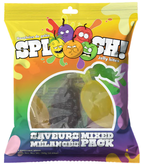 SPLOOSH JELLY fruits - Mixed pack 360g  (30 pack) - B7