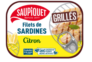 Saupiquet  Sardines grillées Citron 70g  (15 pack) - F