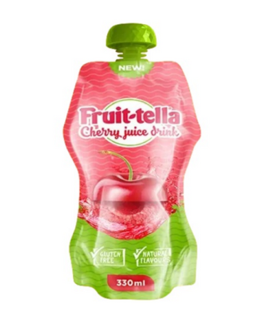 Fruit-Tella Cherry Juice Drink 330ml (18 pack) - B13