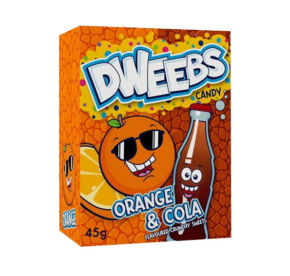 Dweebs Orange and Cola 45g (24 pack)  -