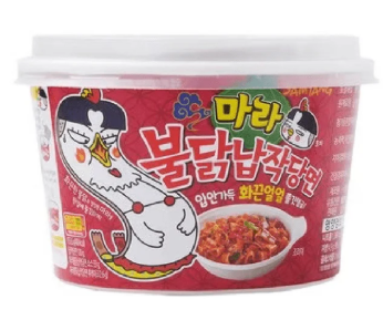 Mara Buldak Dangmyeon Flat Wide Noodle 156g (12 pack) - Non Halal - N8