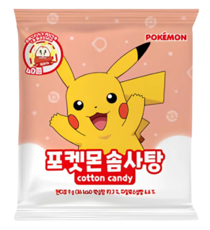 POKEMON Cotton Candy 9g ( 12 pack) - H46