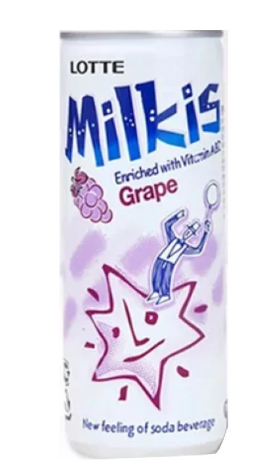 MILKIS Fruit flavor grape 250ml (30 pack) -