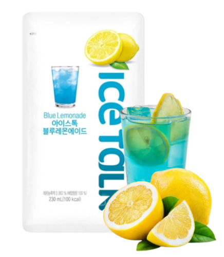 ICE TALK Blue Lemon Ade 230ml (50 pack) - W08