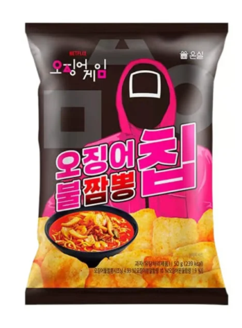 Netflix Squid Game Squid Spicy Jjamppong chips 50g (20 pack) - B27