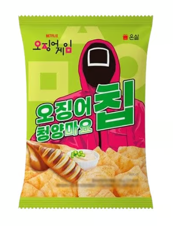 Netflix Squid Game Spicy-Mayo chips 50g (20 pack) - Y12