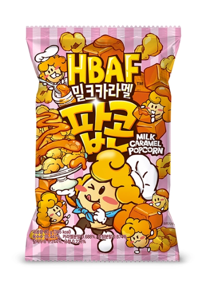 HBAF Milk Caramel Popcorn 80g (12 pack) -
