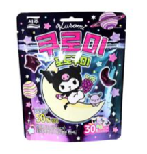 Kuromi Grape Gummy 43g (4 x 8 = 32 pack ) - H63 25/03/2026