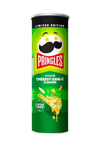 Pringles Rich Cheesy Garlic 102g (12 pack) -