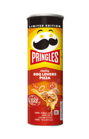 PRINGLES BBQ Lovers Pizza 102g (12 pack) -Z24