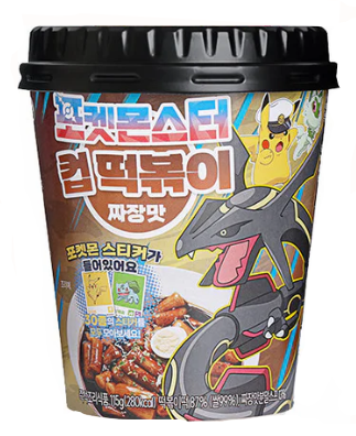 Pokemon Cup Tteokbokki Jajang Flavor 115g (32 Pack) -Y11