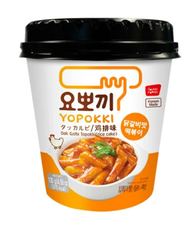 YOUNGPOONG Yopokki Dakgalbi Topokki 130g Cup (30 Pack) - P58