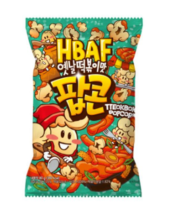 HBAF Tteokbokki Flavor Popcorn 80g (12 pack) - Z121