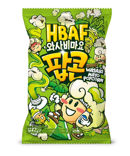 HBAF Wasabi Flavor Popcorn 80g (12 pack) -