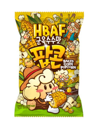 HBAF Corn Flavor Popcorn 80g (12 pack) - Z121