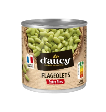 D'Aucy Flageolets extra fins 265g (12 pack) - F