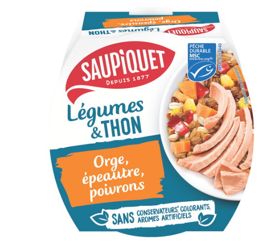 Saupiquet Salade Orge Thon 160g (9 pack) - F