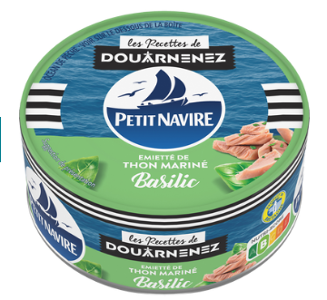 Émietté de Thon Basilic Petit Navire 110g (12 pack) - F