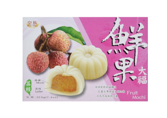 ROYAL FAMILY - Fruit Mochi Lychee 210g (24 pack) - N17