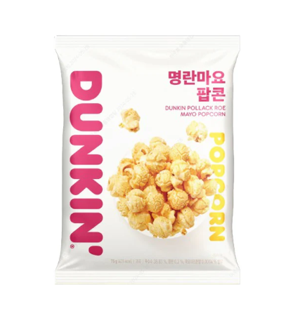 Dunkin Pollack Roe Mayo Popcorn 75g (20 pack) - Y18Sol