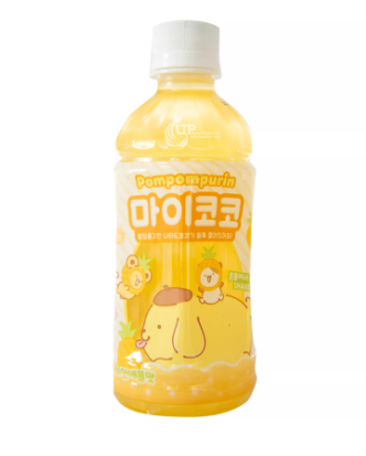 SANRIO Sweet Drink & Chewy Coconut Jelly Pineapple 340ml (24 pack) - N16