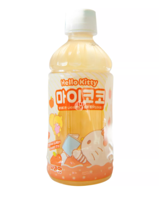 340ml apple drink, featuring Sanrio character design.