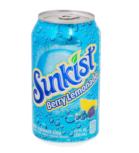 SUNKIST Berry Limonade 355ml (12 pack) - A16