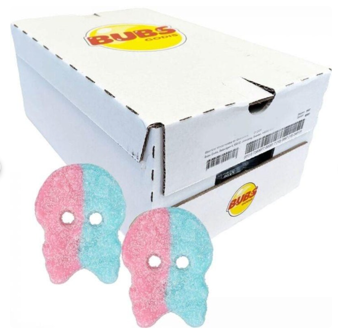 Bubs Raspberry & Blueberry Skull 2.8kg (Bulk) - Vegan