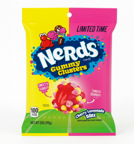 Nerds LE Cherry Lemonade Gummy Clusters 141g (12 Pack) - Z52/Z53/Z47/Z42