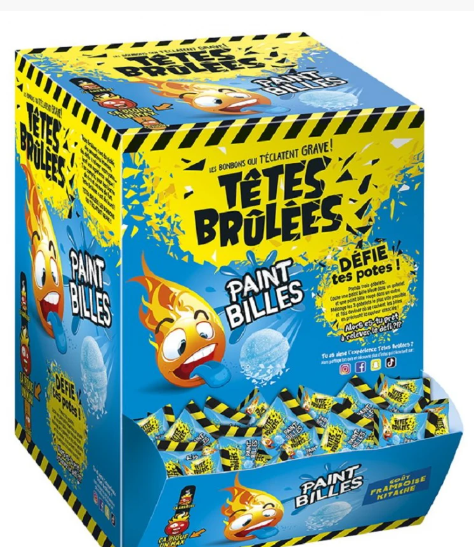 TÊTES BRÛLÉES Billes Paint Rasberry Kitache 3g (300 pack) -L11