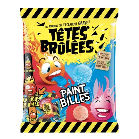 TETES BRULΓES Paint Billes 135g (16 pack)-France- Veggie - K17