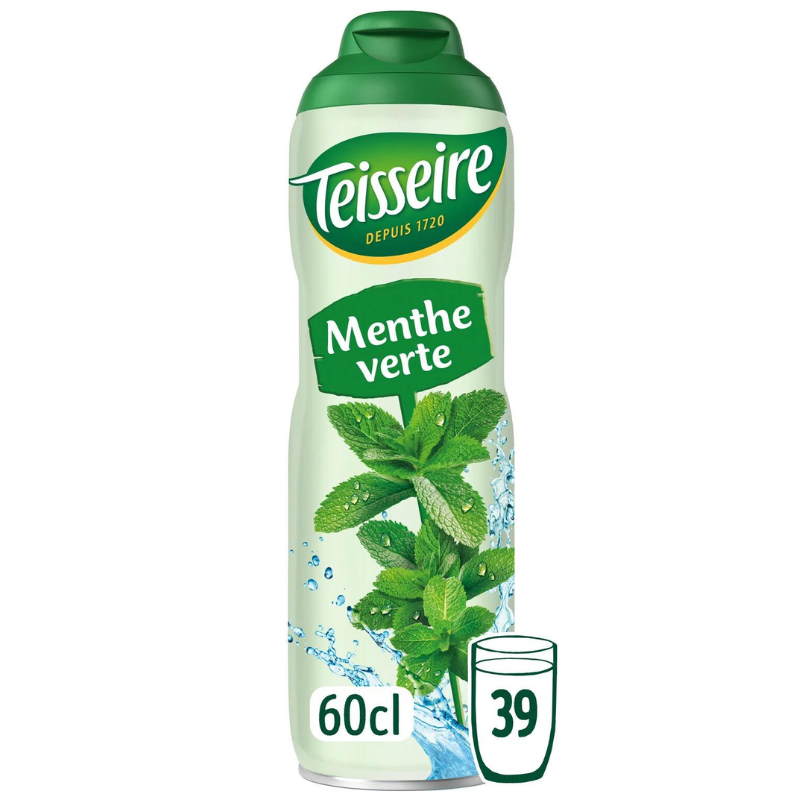 TEISSEIRE Menthe Verte 600ml (12 pack) - K16