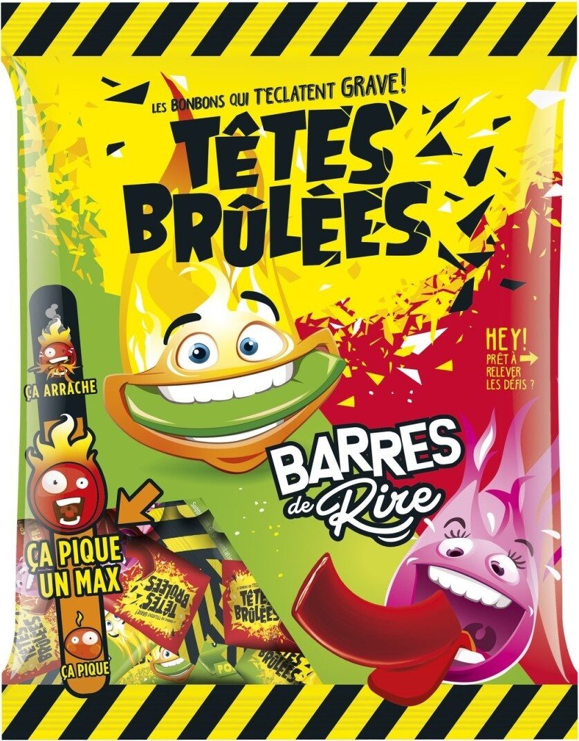 TETES BRULΓES Barre de Rire 200g (16 pack) - L5