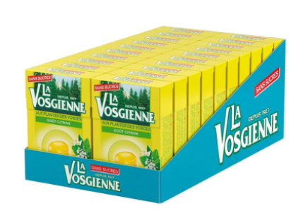 LA VOSGIENNE Citron SANS SUCRE 49g (20 pack) - L2