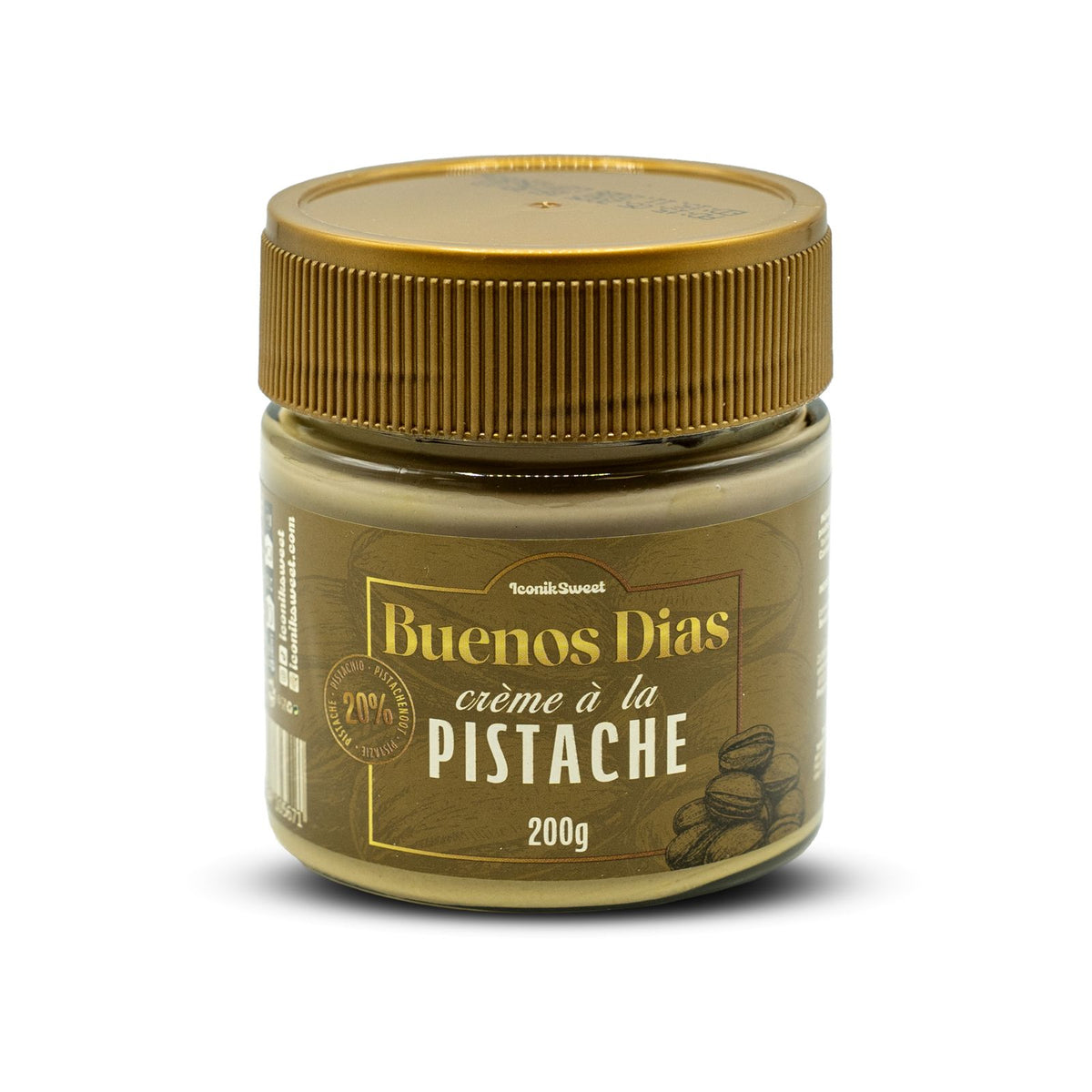 ICONIKSWEET – Buenos Dias – Pistachio Cream 20% box 200g (12 pack) - B1