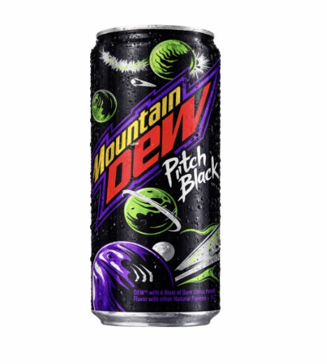 MOUNTAIN DEW Pitch Black 330ml (24 pack)