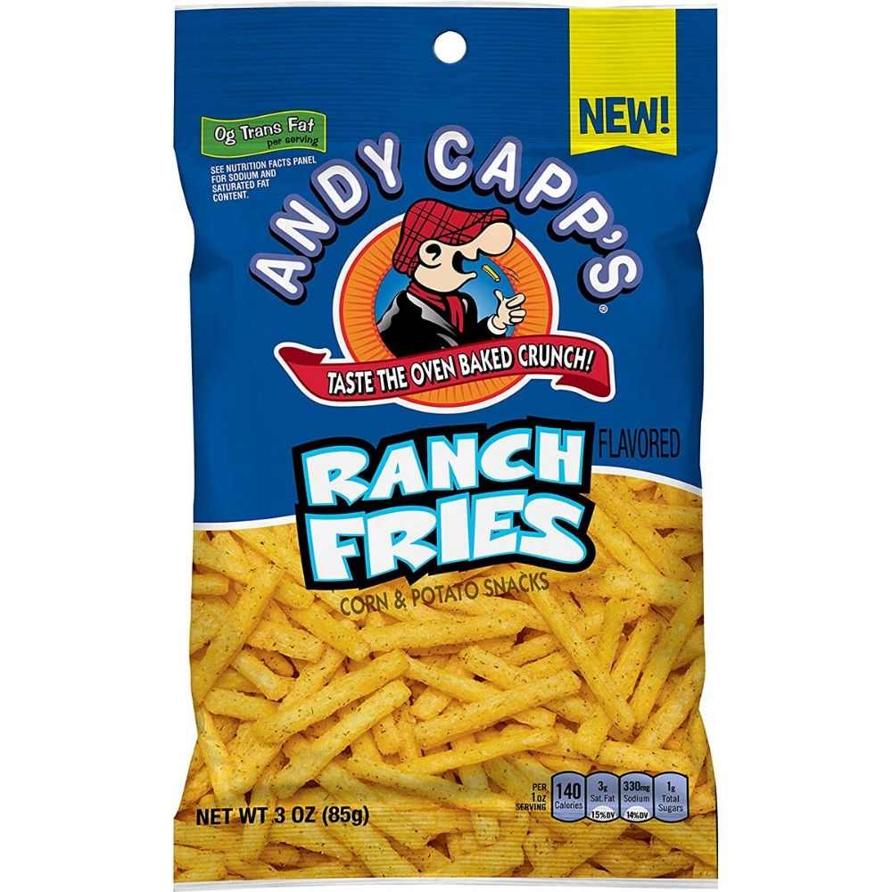 ANDY CAPP'S Ranch Fries 85 g (12 Pack)