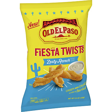 Old El Paso Fiesta Twists Zesty Ranch 56g (6 Pack)