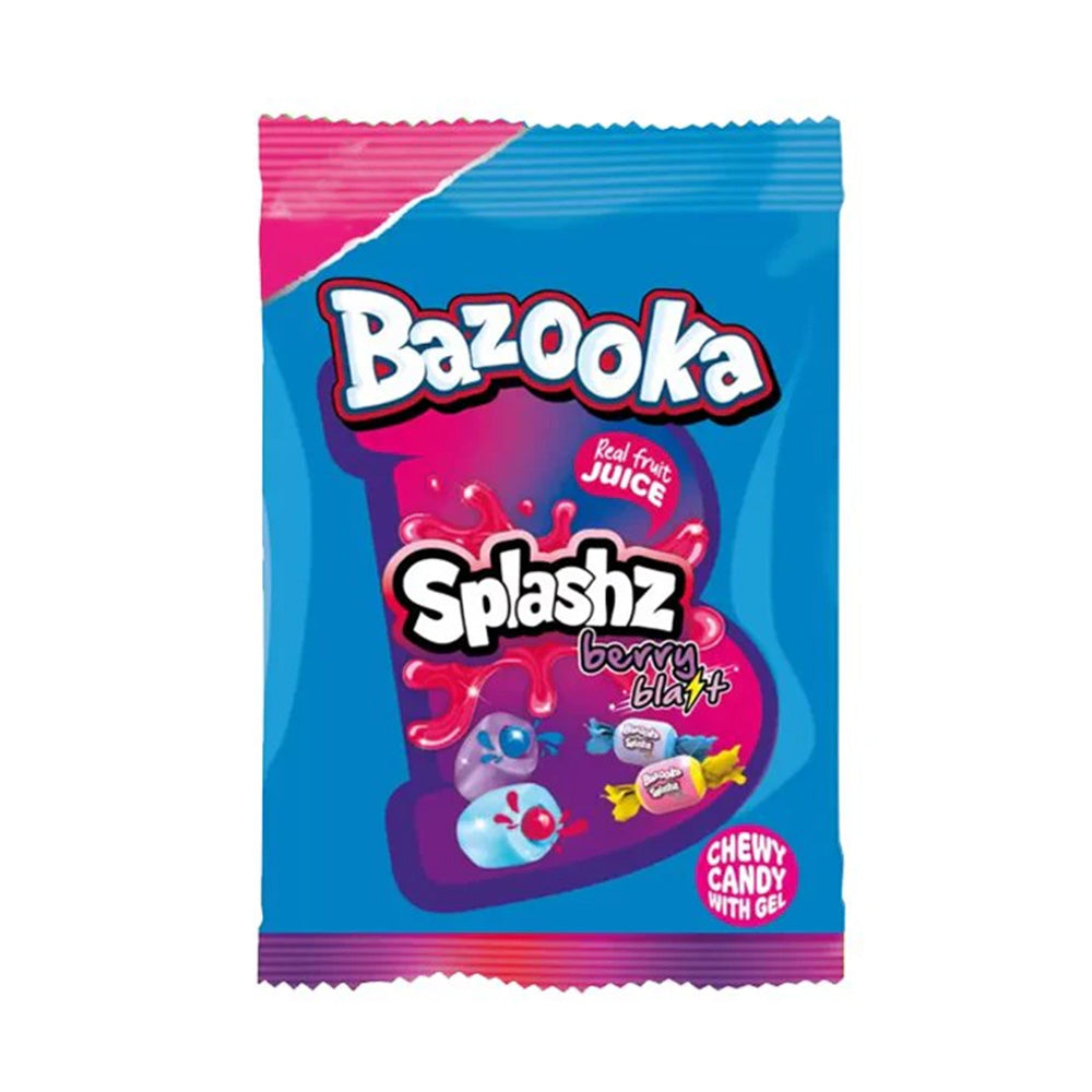 Bazooka Splashz Berry Blast 120g (12 pack) - C1