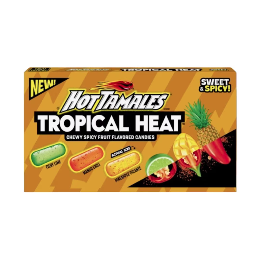HOT TAMALES Tropical Heat – 120g (12 Pack)